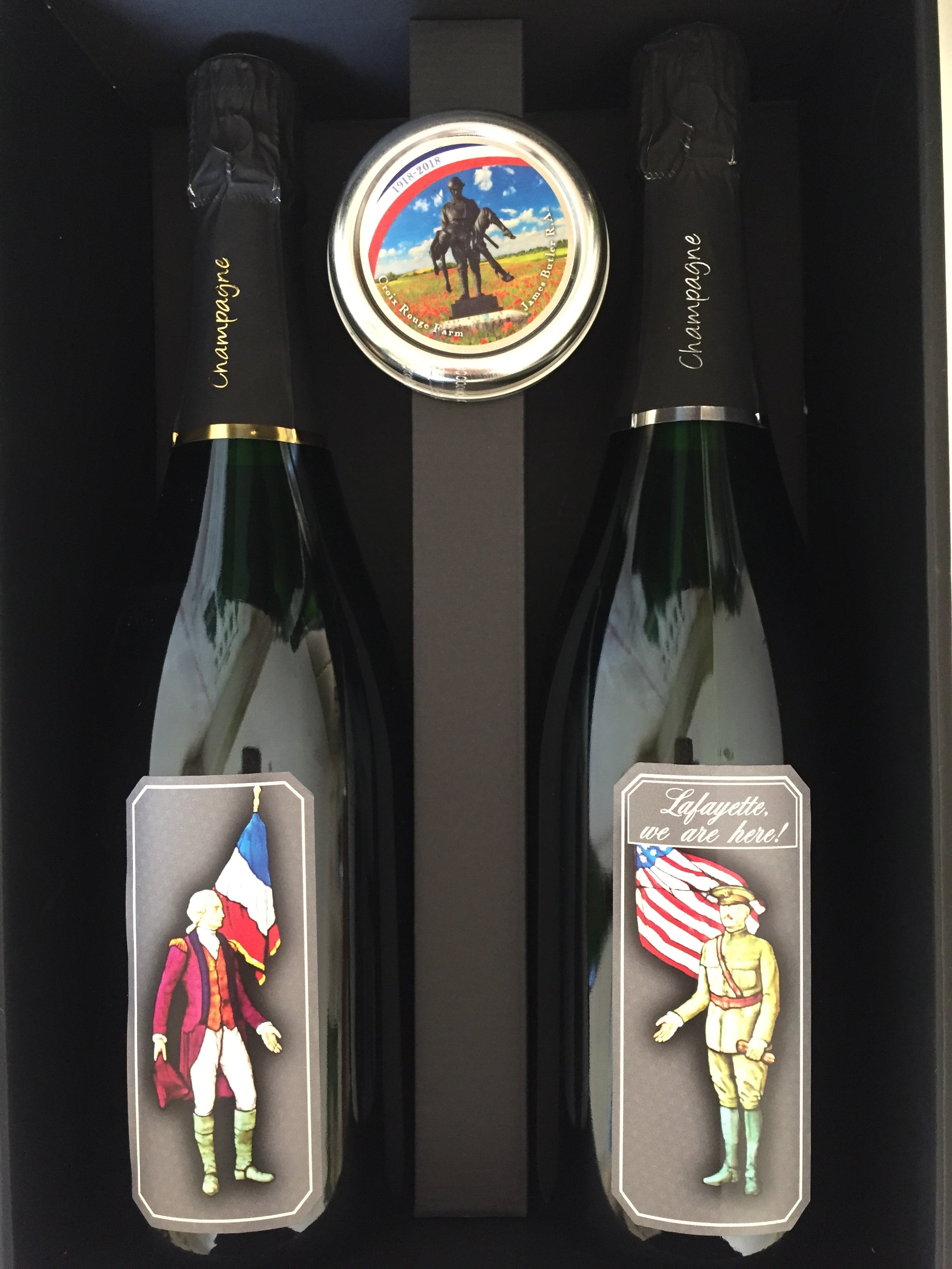 Coffret spécial cuvée du centenaire 1918-2018 - Edition limité - Champagne Dechelle